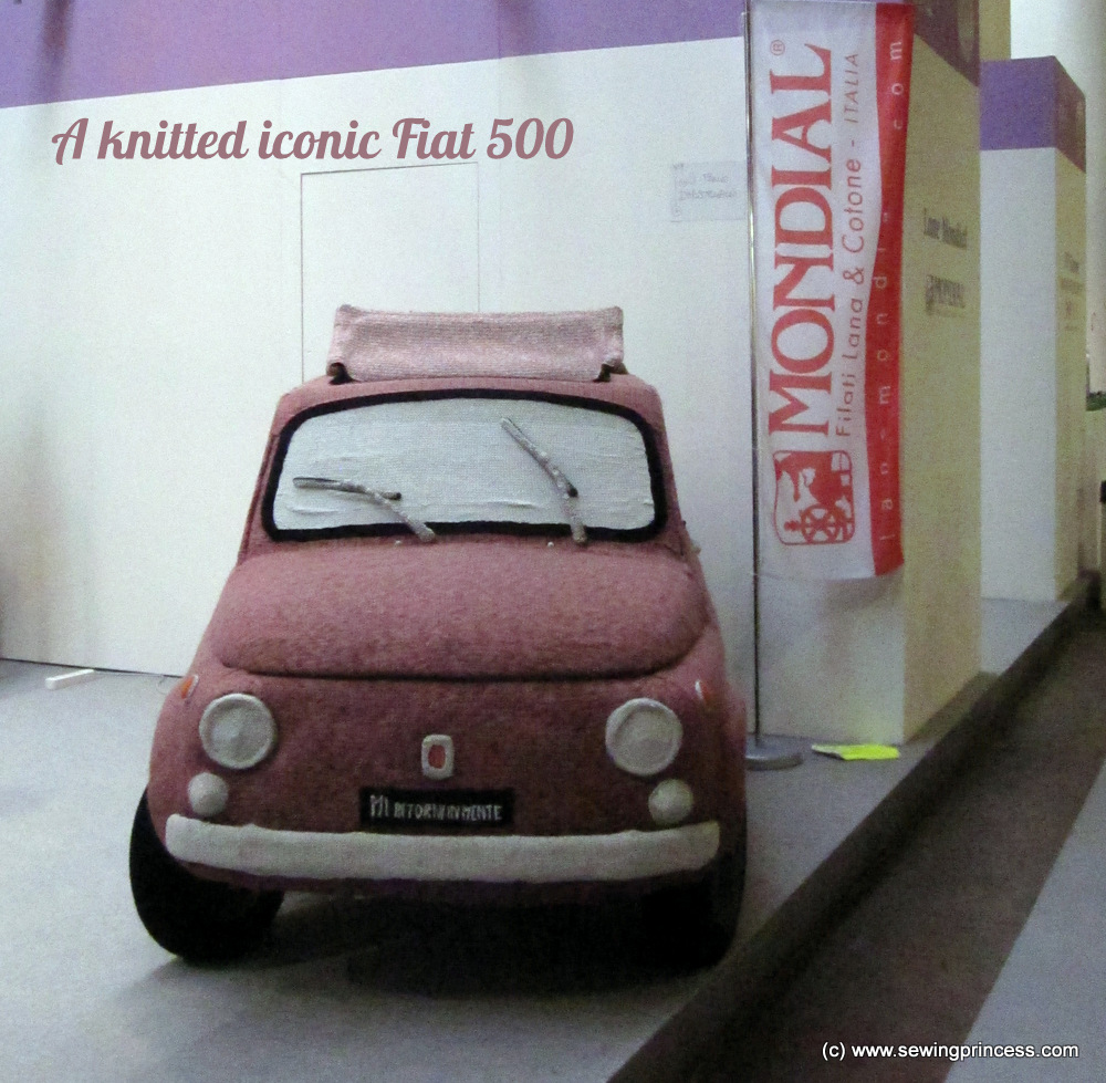 Knitted Fiat 500
